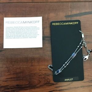 BNWT RebeccaMinkoff anklet